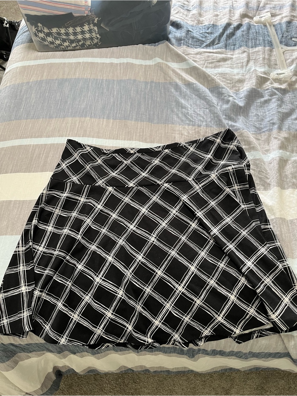 Lane Bryant Black and White Skirt
